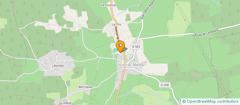 localisation de l'entreprise MONSIEUR JEREMY BROUSSE  LISTRAC-MEDOC