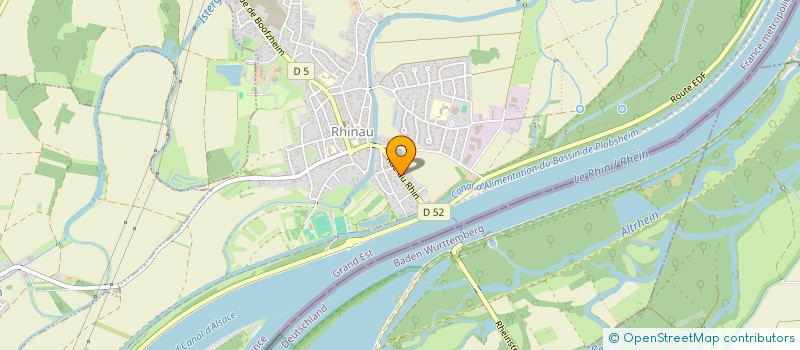 localisation de l'entreprise MONSIEUR JEREMY BRUN  RHINAU