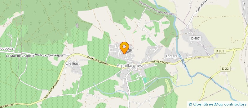 localisation de l'entreprise MONSIEUR JEREMY BRUNO  ARPAILLARGUES-ET-AUREILLAC