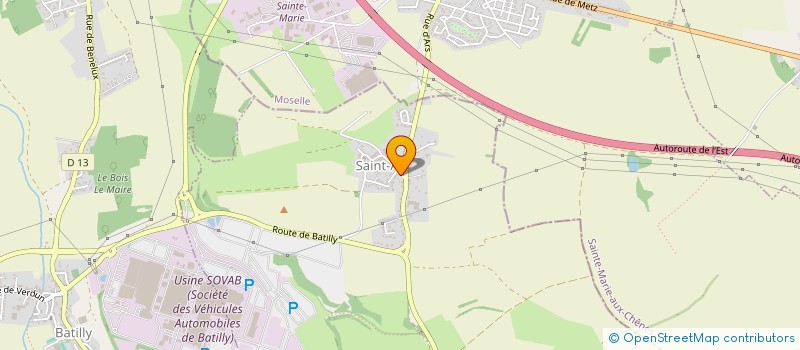 localisation de l'entreprise MONSIEUR JEREMY BUCHHOLZ  SAINT-AIL