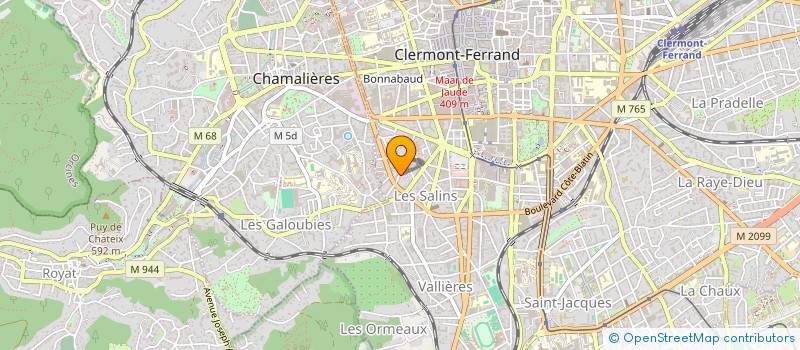 localisation de l'entreprise MONSIEUR JEREMY BULTE  CLERMONT-FERRAND