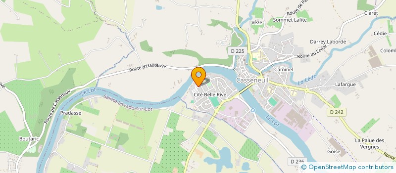 localisation de l'entreprise MONSIEUR JEREMY BURCH  CASSENEUIL