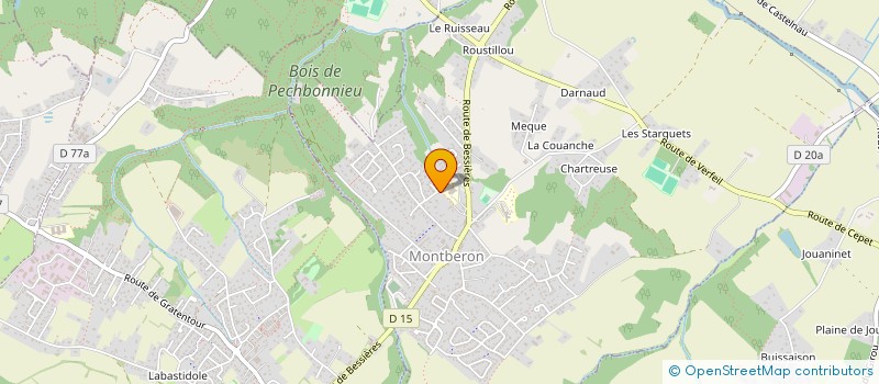 localisation de l'entreprise MONSIEUR JEREMY CABESSUT  MONTBERON