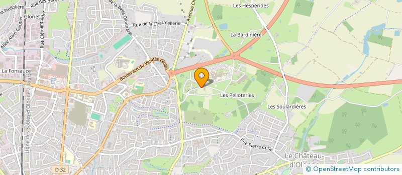 localisation de l'entreprise MONSIEUR JEREMY CAILLET  LES SABLES D'OLONNE