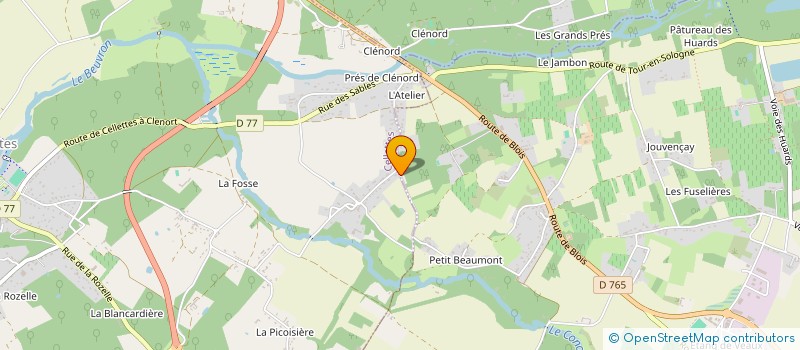 localisation de l'entreprise MONSIEUR JEREMY CAILLIERE  SAINT-GERVAIS-LA-FORET