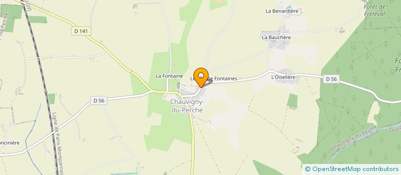 localisation de l'entreprise MONSIEUR JEREMY CAILLON à CHAUVIGNY-DU-PERCHE