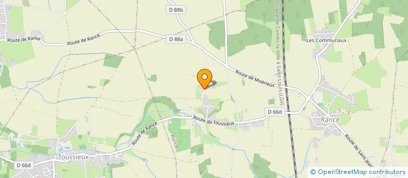 localisation de l'entreprise MONSIEUR JEREMY CALANDRAS  RANCE