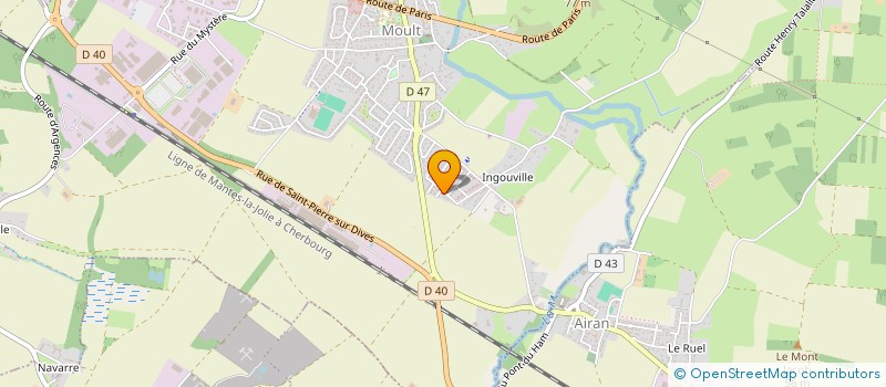 localisation de l'entreprise MONSIEUR JEREMY CALLEC  MOULT-CHICHEBOVILLE