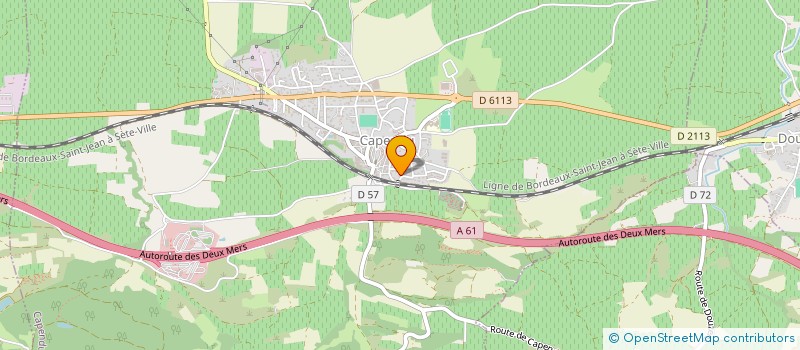 localisation de l'entreprise MONSIEUR JEREMY CALMET  CAPENDU