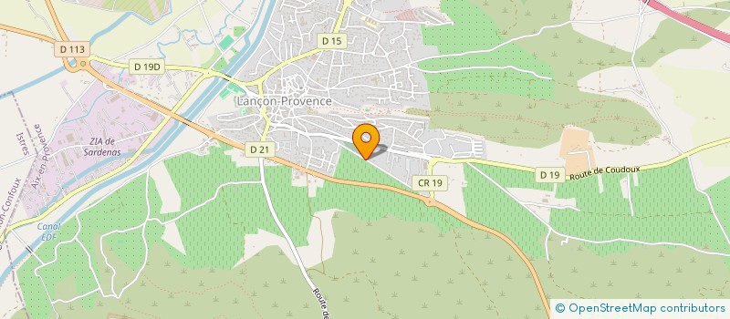 localisation de l'entreprise MONSIEUR JEREMY CALMET  LANCON-PROVENCE