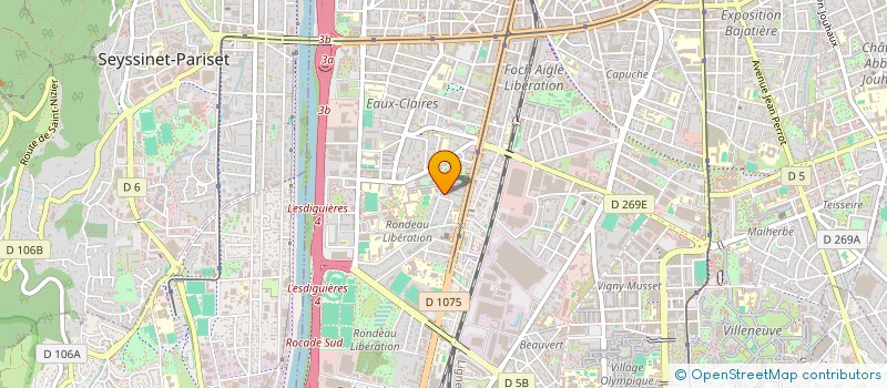 localisation de l'entreprise MONSIEUR JEREMY CALVIGNANELLO  GRENOBLE