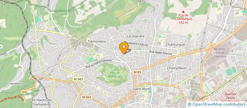 localisation de l'entreprise MONSIEUR JEREMY CANO  CLERMONT-FERRAND