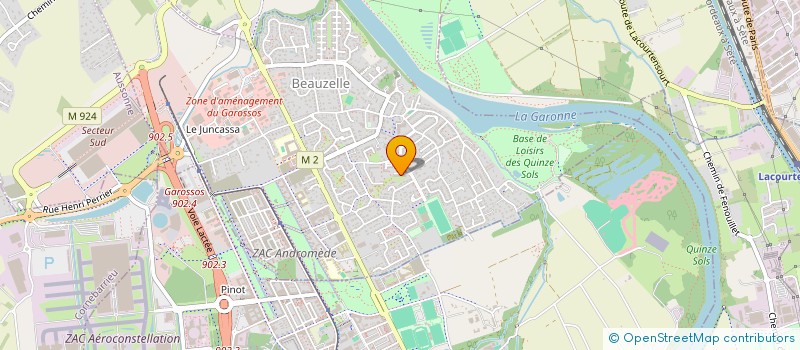 localisation de l'entreprise MONSIEUR JEREMY CAPMAS  BEAUZELLE