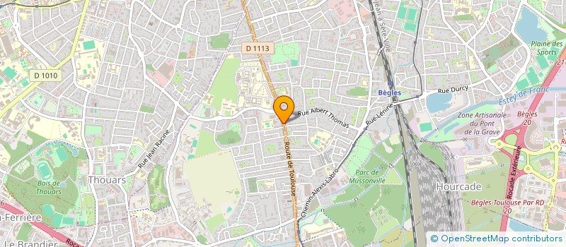 localisation de l'entreprise MONSIEUR JEREMY CAPRAIS  VILLENAVE-D'ORNON