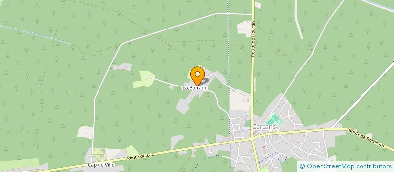 localisation de l'entreprise MONSIEUR JEREMY CARBONE  CARCANS