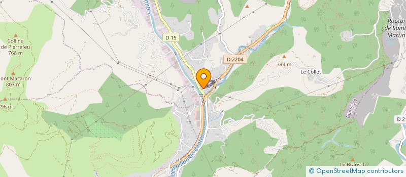 localisation de l'entreprise MONSIEUR JEREMY CARLETTO  CONTES