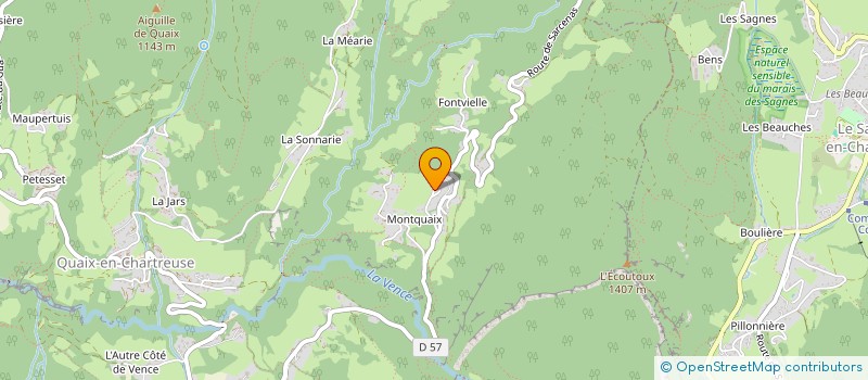 localisation de l'entreprise MONSIEUR JEREMY CAROLLO  QUAIX-EN-CHARTREUSE