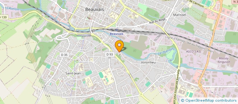 localisation de l'entreprise MONSIEUR JEREMY CARPENTIER  BEAUVAIS