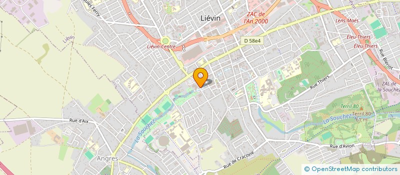 localisation de l'entreprise MONSIEUR JEREMY CARRIER  LIEVIN