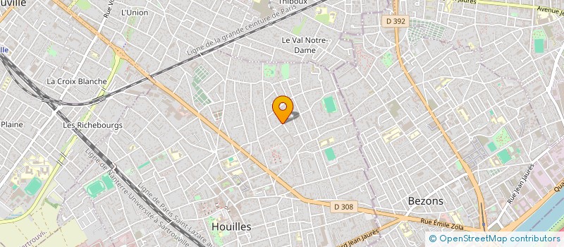 localisation de l'entreprise MONSIEUR JEREMY CATARRO  HOUILLES