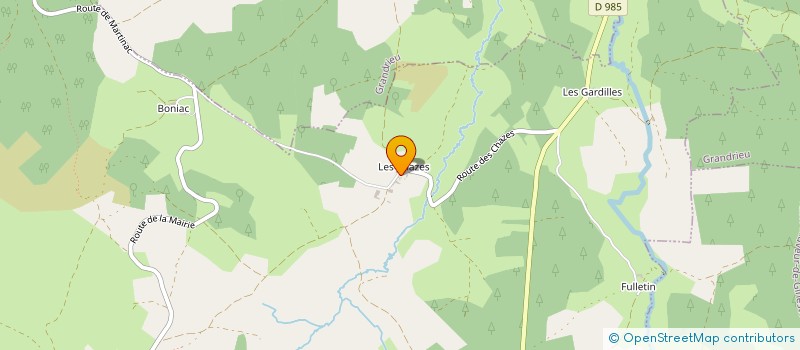 localisation de l'entreprise MONSIEUR JEREMY CATHALAN  LA PANOUSE