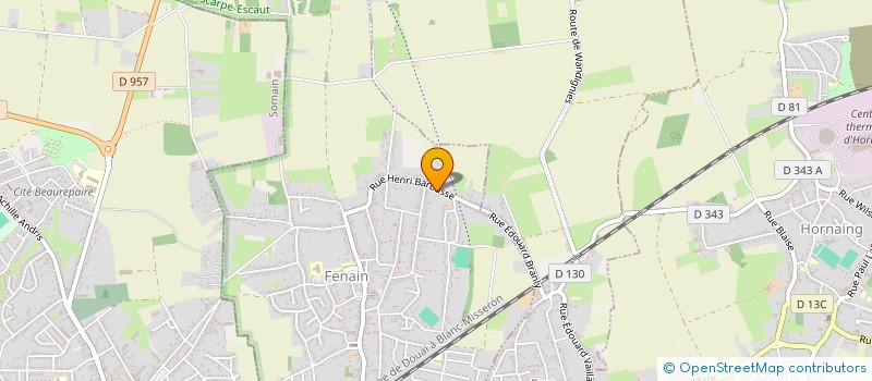 localisation de l'entreprise MONSIEUR JEREMY CAUDRON  FENAIN