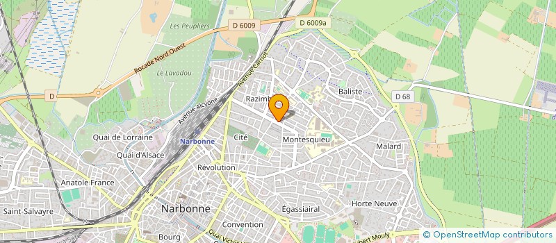 localisation de l'entreprise MONSIEUR JEREMY CAYROL  NARBONNE