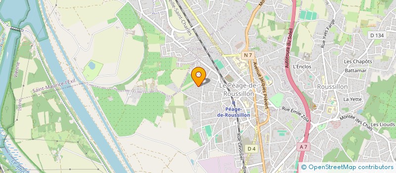 localisation de l'entreprise MONSIEUR JEREMY CAYUELA  LE PEAGE-DE-ROUSSILLON