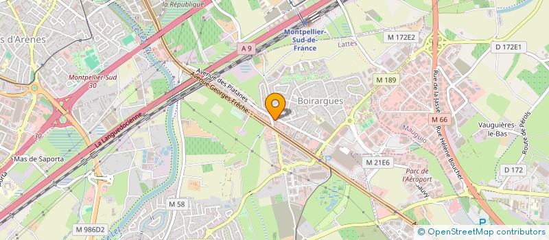 localisation de l'entreprise MONSIEUR JEREMY CAZALON  LATTES