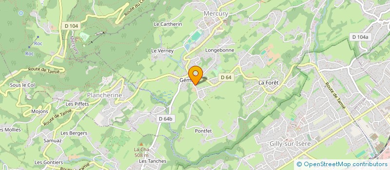 localisation de l'entreprise MONSIEUR JEREMY CESARI  MERCURY