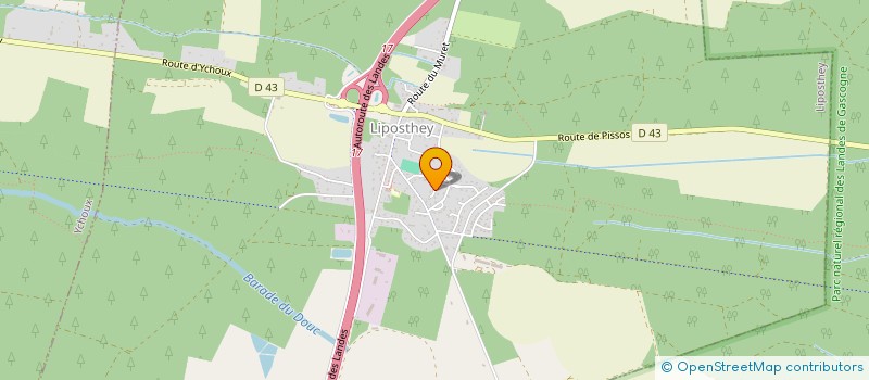 localisation de l'entreprise MONSIEUR JEREMY CHAIGNE  LIPOSTHEY