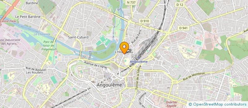 localisation de l'entreprise MONSIEUR JEREMY CHALUFOUR à ANGOULEME