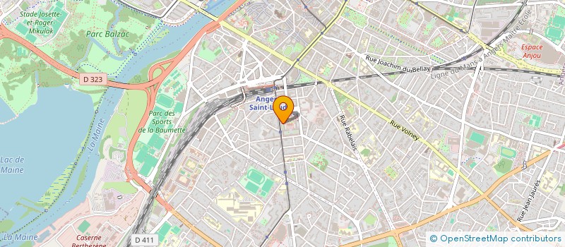 localisation de l'entreprise MONSIEUR JEREMY CHAMBAUD à ANGERS