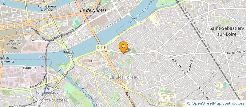 localisation de l'entreprise MONSIEUR JEREMY CHAMBAULT  SAINT-SEBASTIEN-SUR-LOIRE