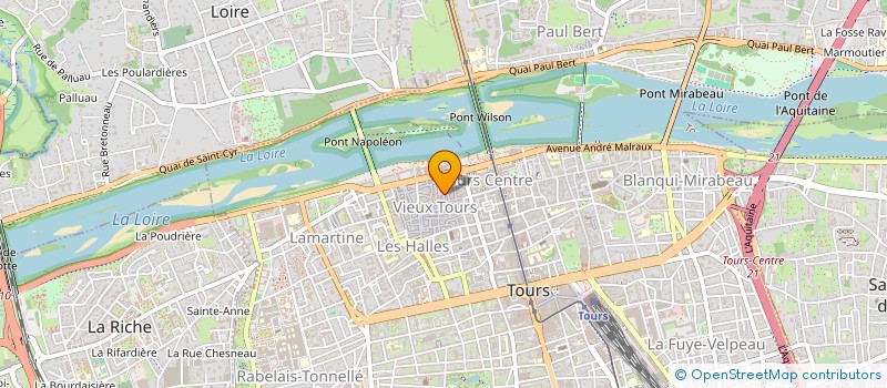 localisation de l'entreprise MONSIEUR JEREMY CHANTRIS  TOURS