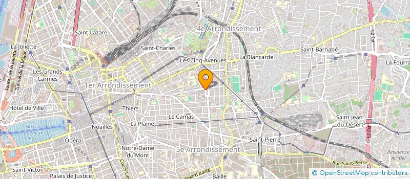 localisation de l'entreprise MONSIEUR JEREMY CHAPUIS à MARSEILLE