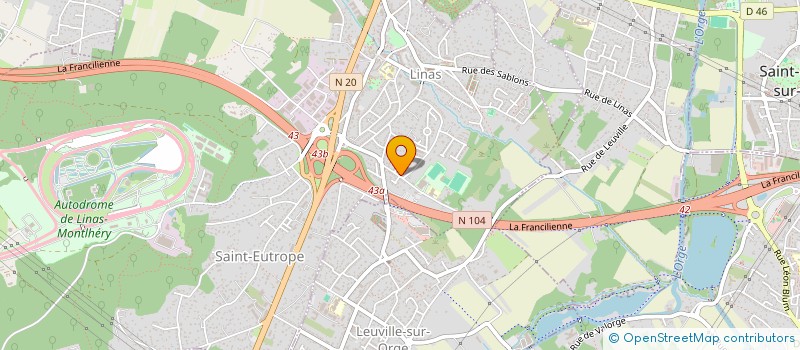 localisation de l'entreprise MONSIEUR JEREMY CHATELAIN à LINAS