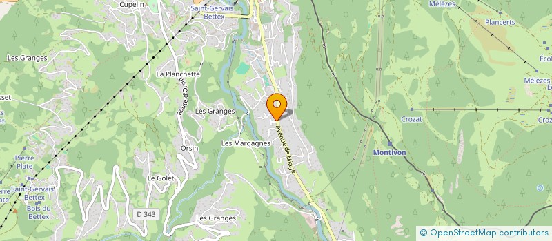 localisation de l'entreprise MONSIEUR JEREMY CHEREAU  SAINT-GERVAIS-LES-BAINS