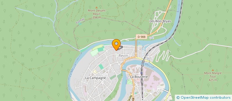 localisation de l'entreprise MONSIEUR JEREMY CHEVALIER  REVIN