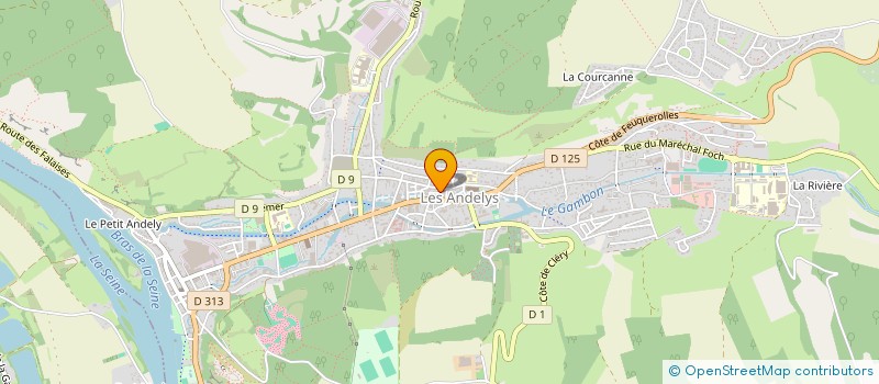 localisation de l'entreprise MONSIEUR JEREMY CHEVET  LES ANDELYS