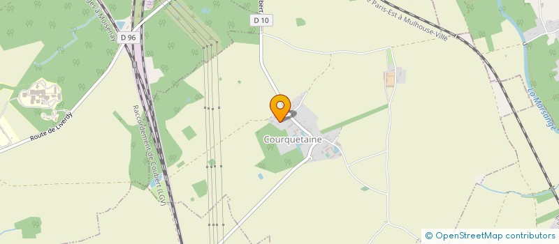 localisation de l'entreprise MONSIEUR JEREMY CHEVILLIE  COURQUETAINE