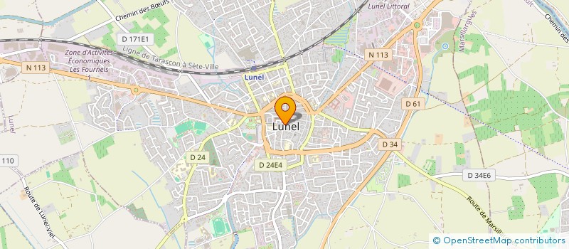 localisation de l'entreprise MONSIEUR JEREMY CHHUN à LUNEL