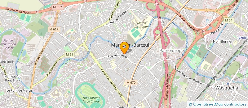 localisation de l'entreprise MONSIEUR JEREMY CHICHEPORTICHE à MARCQ-EN-BARŒUL