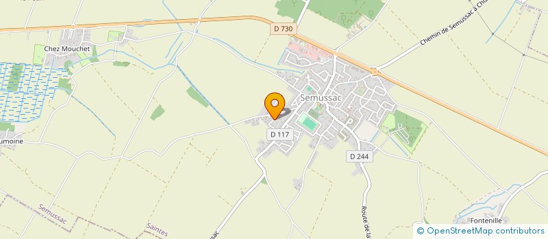 localisation de l'entreprise MONSIEUR JEREMY CHICHPORTICH  SEMUSSAC