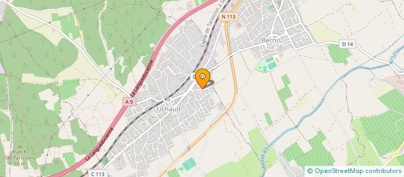 localisation de l'entreprise MONSIEUR JEREMY CHIRON  UCHAUD