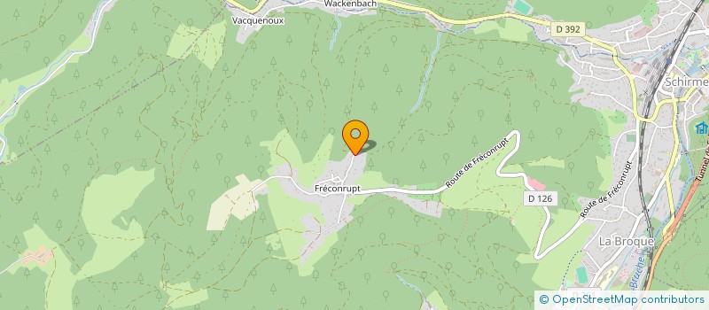 localisation de l'entreprise MONSIEUR JEREMY CHOINKA  LA BROQUE