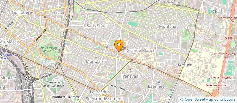 localisation de l'entreprise MONSIEUR JEREMY CHOPINAUD  LYON