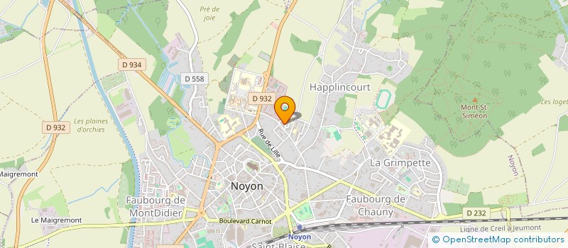 localisation de l'entreprise MONSIEUR JEREMY CHOUIKI à NOYON