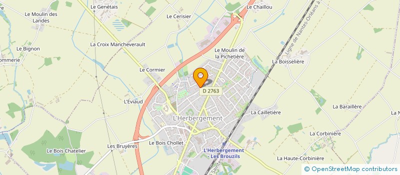 localisation de l'entreprise MONSIEUR JEREMY CITERNE  L'HERBERGEMENT