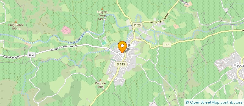 localisation de l'entreprise MONSIEUR JEREMY CLAVEAU  FOURQUES